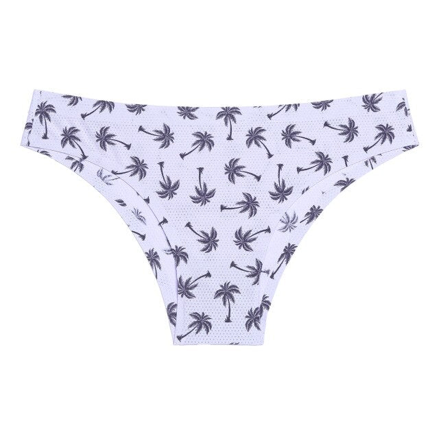 Sexy Lingerie Leopard flowers seamless Women G String Sexy Tanga Intimates Underwear Briefs Panties Transparent Thongs 1pcs/lot