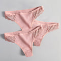 Women's Lace Fashion Cotton G-string Letter Thong Panties Sexy low Waist Briefs Underwear Female Lingerie Intimate Pants