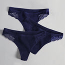 Women's Lace Fashion Cotton G-string Letter Thong Panties Sexy low Waist Briefs Underwear Female Lingerie Intimate Pants