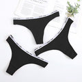 Women's Lace Fashion Cotton G-string Letter Thong Panties Sexy low Waist Briefs Underwear Female Lingerie Intimate Pants
