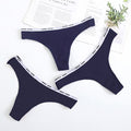 Women's Lace Fashion Cotton G-string Letter Thong Panties Sexy low Waist Briefs Underwear Female Lingerie Intimate Pants