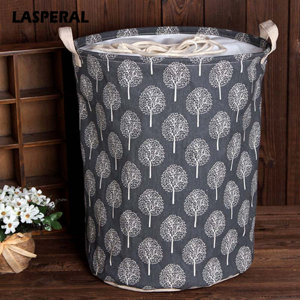 1pc Folding Laundry Basket Round Storage Bin Bag Large Hamper Collapsible Clothes Toy Basket Bucket Organizer Large Capacity