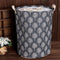 1pc Folding Laundry Basket Round Storage Bin Bag Large Hamper Collapsible Clothes Toy Basket Bucket Organizer Large Capacity