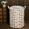 1pc Folding Laundry Basket Round Storage Bin Bag Large Hamper Collapsible Clothes Toy Basket Bucket Organizer Large Capacity