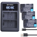 2X 2650mAh LP E6 LPE6 LP-E6 E6N Battery + LED Dual Charger For Canon EOS 5DS R 5D Mark II 5D Mark III 6D 7D 70D 80D Camera