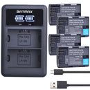 2X 2650mAh LP E6 LPE6 LP-E6 E6N Battery + LED Dual Charger For Canon EOS 5DS R 5D Mark II 5D Mark III 6D 7D 70D 80D Camera