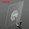 1-10Pcs 6x6cm Transparent Strong Self Adhesive Door Wall Hangers Hooks Suction Heavy Load Rack Cup Sucker for Kitchen Bathroom