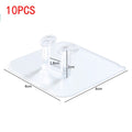 1-10Pcs 6x6cm Transparent Strong Self Adhesive Door Wall Hangers Hooks Suction Heavy Load Rack Cup Sucker for Kitchen Bathroom