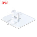 1-10Pcs 6x6cm Transparent Strong Self Adhesive Door Wall Hangers Hooks Suction Heavy Load Rack Cup Sucker for Kitchen Bathroom