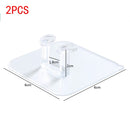 1-10Pcs 6x6cm Transparent Strong Self Adhesive Door Wall Hangers Hooks Suction Heavy Load Rack Cup Sucker for Kitchen Bathroom