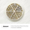 3D New nail decoration, three-dimensional half pearl, pearl,, decoration DIY beauty and nail products, DIY, various sizes