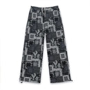 2021 Men's Harem Pants New Fashion Jogger Sweatpants Korean Man Loose Oversized Trousers Funny Streetwear Male Casual Pants 5XL