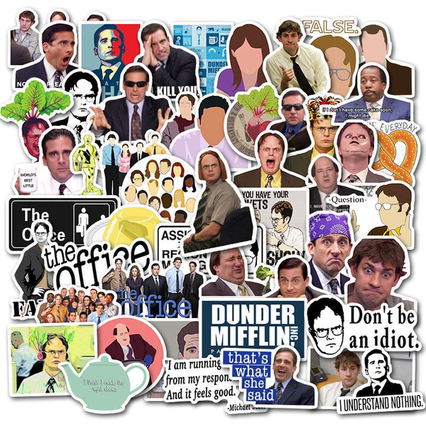 10/30/50PCS TV Show Office Stickers DIY Skateboard Fridge Guitar Travel Snowboard Motorcycle Luggage Classic Toy Cool Stickers