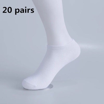 20/30pairs/Men's Casual Boat Socks Solid Color Socks Shallow Mouth Breathable Soft Socks Men's Shoes Gifts Ankle Socks Wholesale