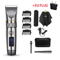 Riwa Barber Hair Clipper LED Screen Washable Electric Hair Trimmer Rechargeable Professional Hair Machine Hair Trimmer For Men