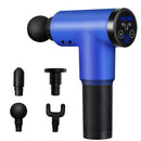 LCD Display Therapy Massage Gun 32 Gears Muscle Massager Pain Sport Massage Machine Relax Body Slimming Relief With 4 Heads