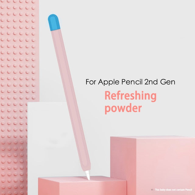 Soft Silicone Apple Pencil Cases For iPad Tablet Touch Pen Stylus Protective Sleeve Cover Anti-lost For iPad Pencil Accessories