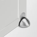 NAIERDI Non Punching Sticker Hidden Stainless Steel Rubber Door Stopper Door Holders Catch Floor Mounted Nail-free Door Stops