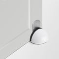 NAIERDI Non Punching Sticker Hidden Stainless Steel Rubber Door Stopper Door Holders Catch Floor Mounted Nail-free Door Stops