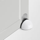 NAIERDI Non Punching Sticker Hidden Stainless Steel Rubber Door Stopper Door Holders Catch Floor Mounted Nail-free Door Stops
