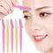 3/10pcs Eyebrow Trimmer Portable Eyebrow Razor Shaver Eye Brow Shaper Shaping Tool Scissors Facial Hair Remover for Women Makeup
