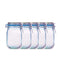 5-20Pcs Portable Mason Jar Bags Reusable Seal Food Saver Storage Bags Organizer Nuts Candy Cookies Snack Sandwich Ziplock Bags