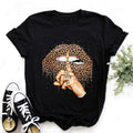 WVIOCE Lips Watercolor Graphic T Shirt Lip Women Tops O-neck Sexy Black Tees Kiss Lip Funny Summer Female Soft T Shirt 9180
