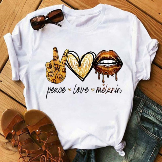 WVIOCE Lips Watercolor Graphic T Shirt Lip Women Tops O-neck Sexy Black Tees Kiss Lip Funny Summer Female Soft T Shirt 9180