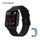 SENBONO P8 Smartwatch IP67 Waterproof  Smart Clock Women Relogio Inteligente Smart Watch Male support Heart Rate Fitness Tracker