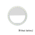 Novelty Led Fill Light Ring Selfie Lamp for Phone Camera Portable ClipOn Lamps Women Girl Night Darkness Beauty Enhancing Lights