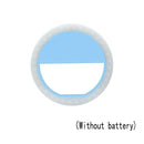 Novelty Led Fill Light Ring Selfie Lamp for Phone Camera Portable ClipOn Lamps Women Girl Night Darkness Beauty Enhancing Lights