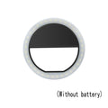 Novelty Led Fill Light Ring Selfie Lamp for Phone Camera Portable ClipOn Lamps Women Girl Night Darkness Beauty Enhancing Lights