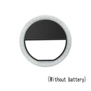 Novelty Led Fill Light Ring Selfie Lamp for Phone Camera Portable ClipOn Lamps Women Girl Night Darkness Beauty Enhancing Lights