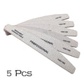 5Pcs/lot Professional Nail Files Nail Art Sanding Files Buffing Curve Manicure Tools Set 100/180 Nail Buffer Diagnostic-Tool