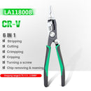 LAOA Multifunctional Electrician Pliers Long Nose Pliers Wire Stripper Cable Cutter Terminal Crimping Hand Tools