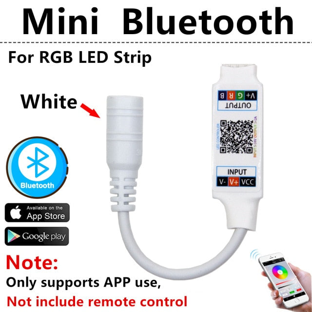 Led Controller LED IR RGB Controler LED Lights Controller IR Remote Dimmer  DC12V For RGB 3528 5050 LED Strip