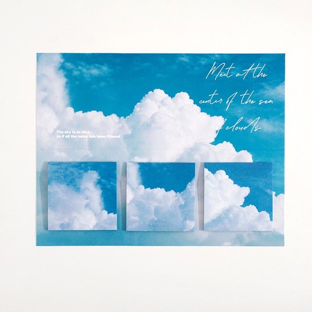 60 Sheets/pack Stars Moon Forest Theme Cute Memo Pad Stickers Decal Sticky Notes Scrapbooking Diy Kawaii Notepad Diary