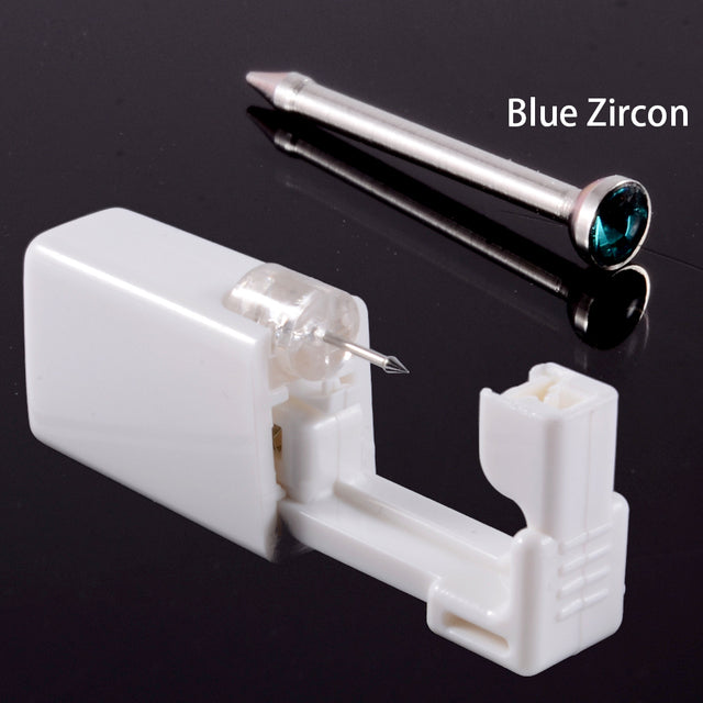 1 Unit Disposable Safe Sterile Piercing Unit For Gem Nose Studs Piercing Gun Piercer Tool Machine Kit Earring Stud Body Jewelry