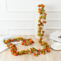 250CM Rose Artificial Flowers Christmas Garland for Wedding Home Room Decoration Spring Autumn Garden Arch DIY Fake Plant Vine