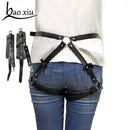 New Vintage Sexy Women Adjustable Leather Bowknot Belts Body Bondage Cage Punk Sculpting Harness Waistband Straps Accessories