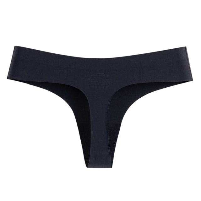 Woman Panty Sexy Thongs Woman Underwear Seamless Sports Female Lingerie T-back G-string For Woman lce Silk Fashion Panties