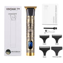 Rechargeable T9 Baldheaded Hair Clipper+Men's razor Trimmer Electric Shaver Men Razor Cordless Barber Hair Cutting Machine Mower