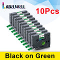 Labelwell 10pcs laminated Compatible for label tape 231 131 6/9/12mm Black on white tape 431 531 631 131 221 211 Printer Ribbon