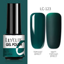 LILYCUTE 7ml Nails Gel Polish Fall Winter Color Long Lasting Hybrid For Base Top Coat Soak Off UV LED DIY Nail Art Gel
