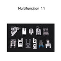 INNE 11-82pcs/Set Sewing Machine Presser Foot Press For Brother Singer Kit Braiding Blind Stitch OverLock Zipper Ruler Parts