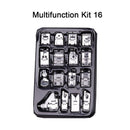 INNE 11-82pcs/Set Sewing Machine Presser Foot Press For Brother Singer Kit Braiding Blind Stitch OverLock Zipper Ruler Parts