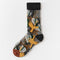 Novelty Harajuku New Product Crystal Silk Tide Socks Funny Sunflowers Vines Flowers Happy Women Socks Casual High Quality Sox