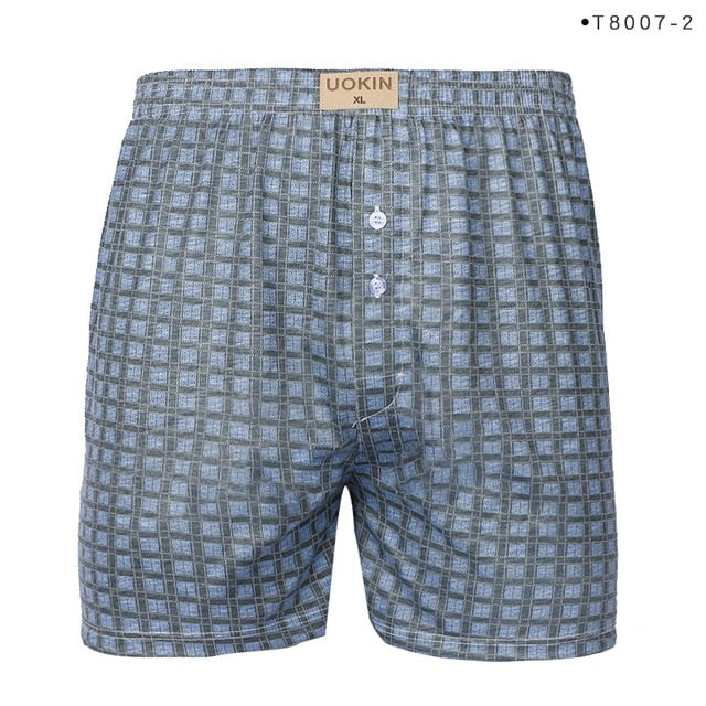 Men's Underpants Boxers Breathable Pants Cool Loose Boxer Men Cozy Man's Underwear Soft Boxershorts Men Underwear