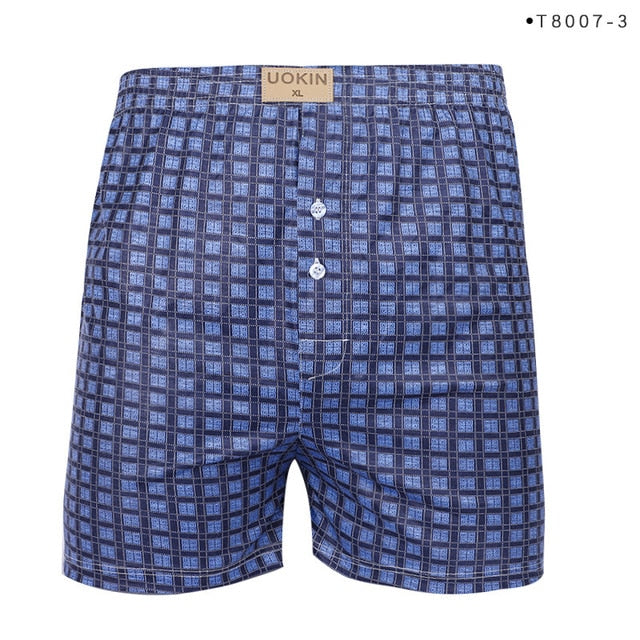 Men's Underpants Boxers Breathable Pants Cool Loose Boxer Men Cozy Man's Underwear Soft Boxershorts Men Underwear