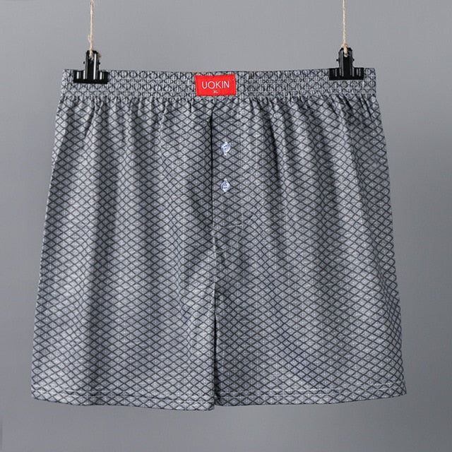 Men's Underpants Boxers Breathable Pants Cool Loose Boxer Men Cozy Man's Underwear Soft Boxershorts Men Underwear